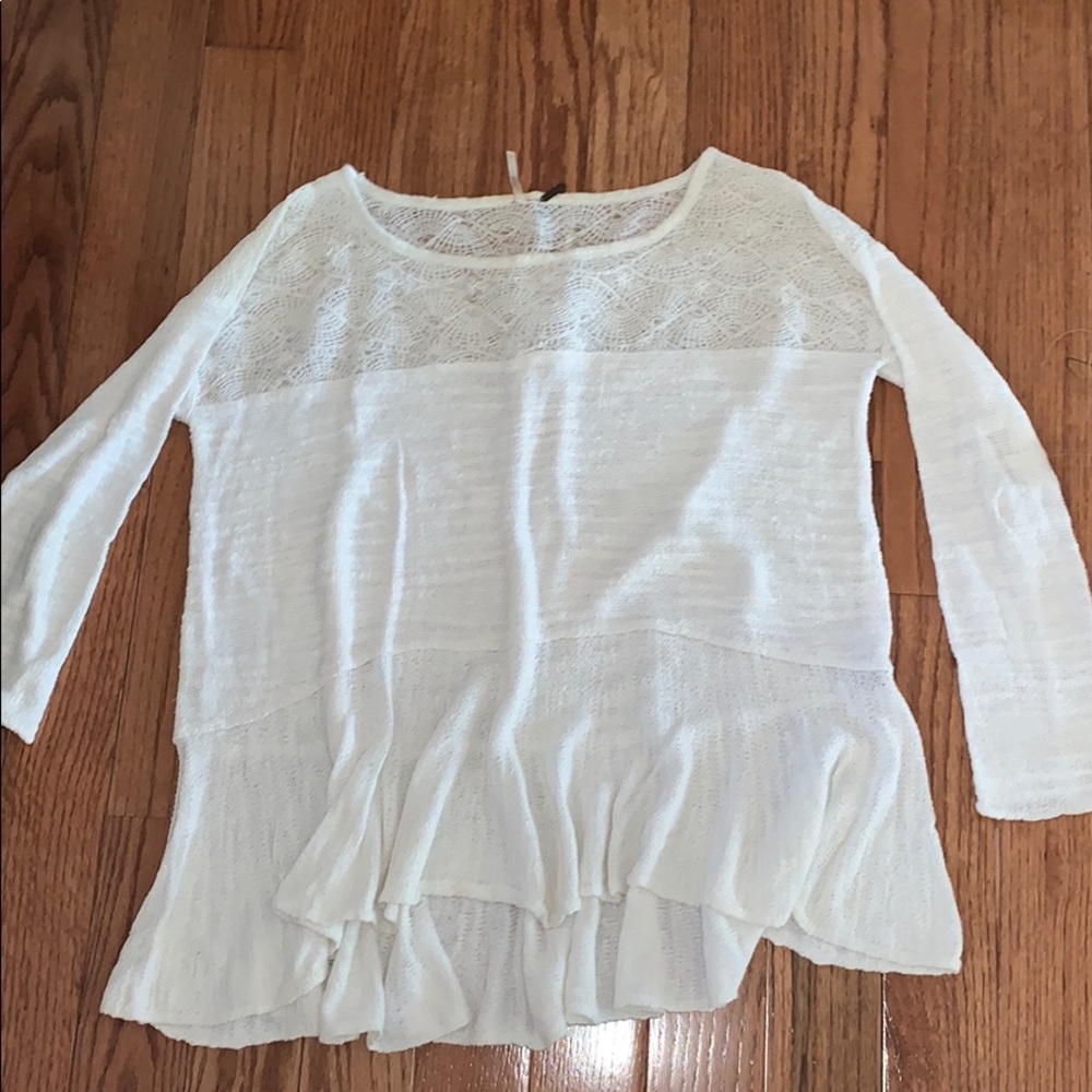 white free people top